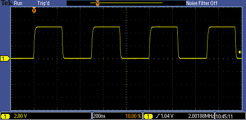 Oscilloscope screenshot.